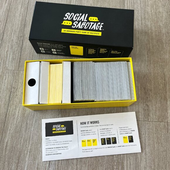 2 Game Bundle: Coinhole & Social Sabotage - Picture 3 of 3